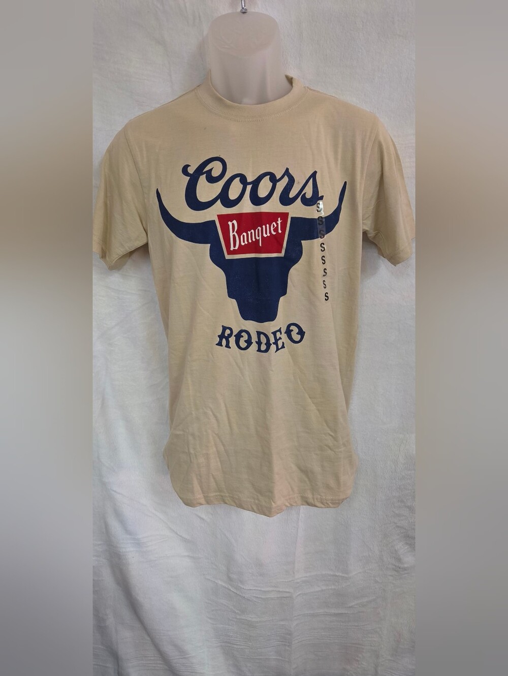 Coors Banquet Rodeo Graphic Tee - Beige